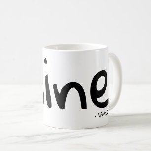 Bryta den personligen med namn kaffemugg