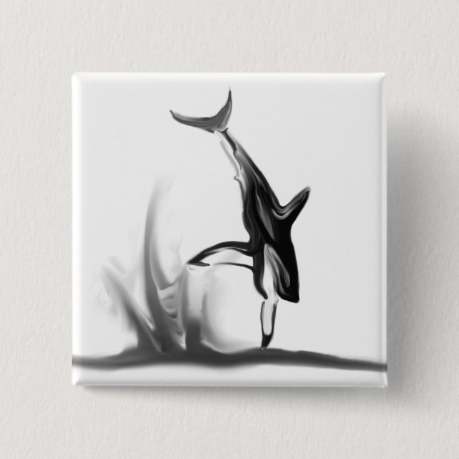 Bryta igenom den underbara vithajen som jagar en knapp (Framsida)