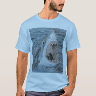 Bryta igenom för vit tee shirt
