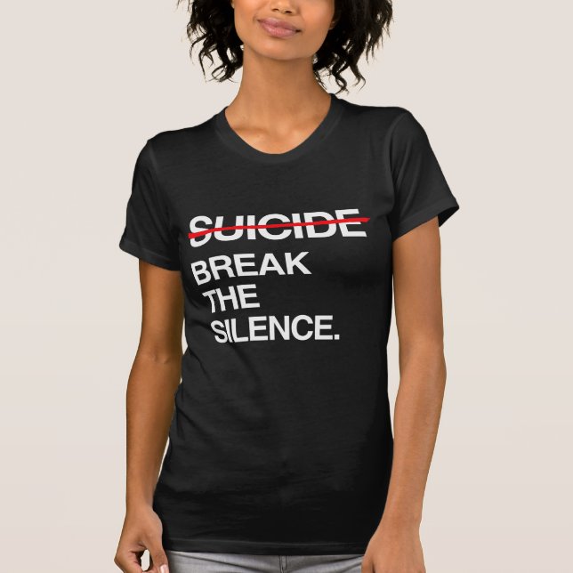 BRYTA SILENS PÅ SUICID TEE SHIRT (Framsida)