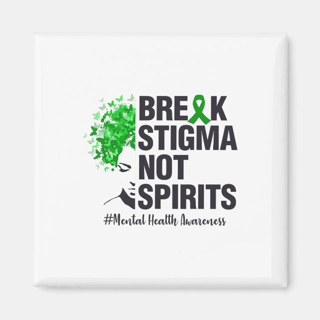 Bryta Stigma Inte Andar  Magnet (Framsidan)