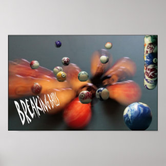 Brytande Bollar Poster