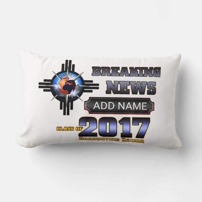 Brytande nyhetsklass 2017 Lumbalfyllning Lumbarkudde (Framsida)