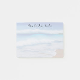 Brytare på en Sandy Beach Post-it Block