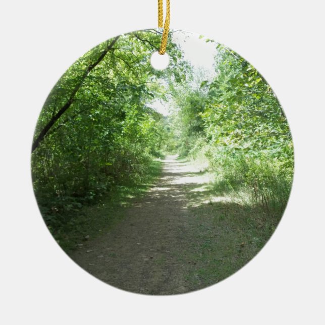 Bryter av Spaine, Dubuque, Iowa Julgransprydnad Keramik (Framsidan)