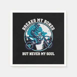 Bryter min benmotorcykel Motocross Dirt Bike Gif Pappersservett