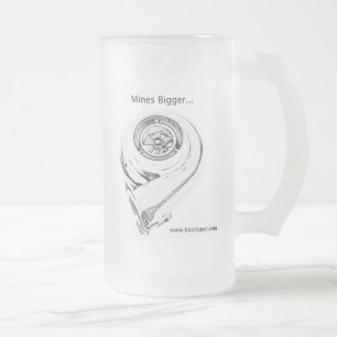Bryter större - min Turbo är större - Frostat Ölglas