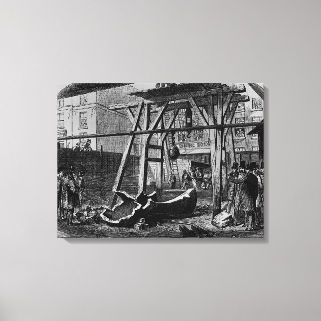 Bryter upp Big Ben Canvastryck (Framsida)