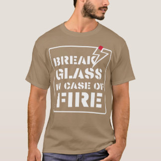 Brytglas i fodral vid brand 1 t shirt