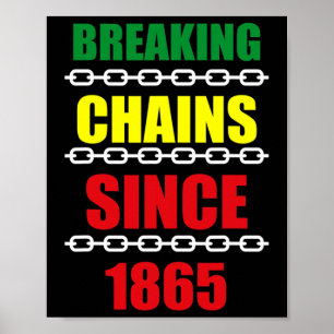 Brytkedjor sedan 1865, 18:e juni, svart ström poster