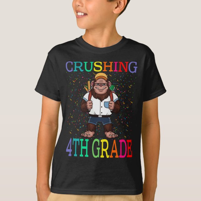 Brytning 4:e Klass Bigfoot T-Shirt (Framsida)