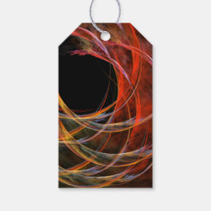 Brytning av cirkelformad Abstrakt Presentetikett