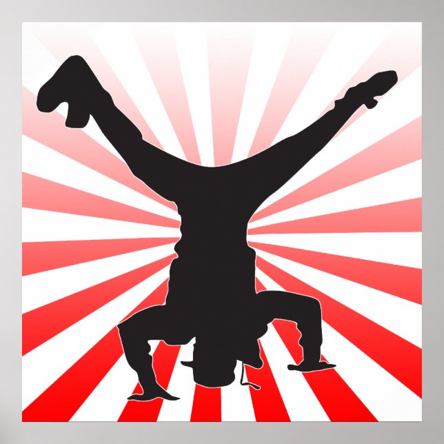 brytning av dansexplosion poster (Framsidan)