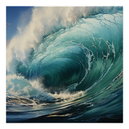 Brytning av Surfa Perfect Poster