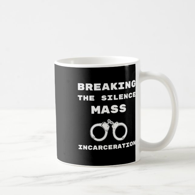 Brytning av tystnaden på M-handfängsel Kaffemugg (Höger)