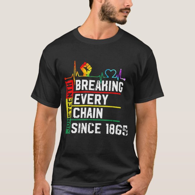 Brytning av varje kedja sedan 1865, svart H T Shirt (Framsida)