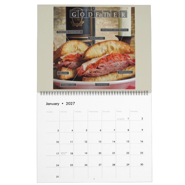 Brytning: Inslag i en sandwich-kalender Kalender (Jan 2027)