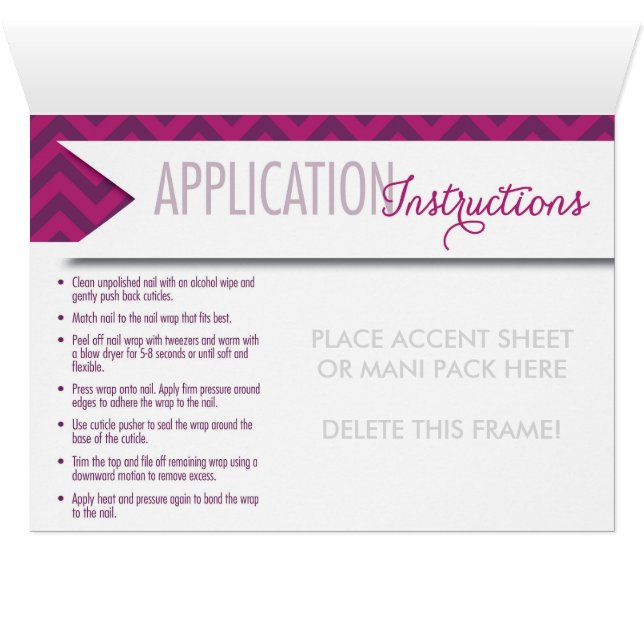 Brytninglakan- eller Mani packe Notecard med OBS Kort (Insidan Horizontal (UnderSidan))