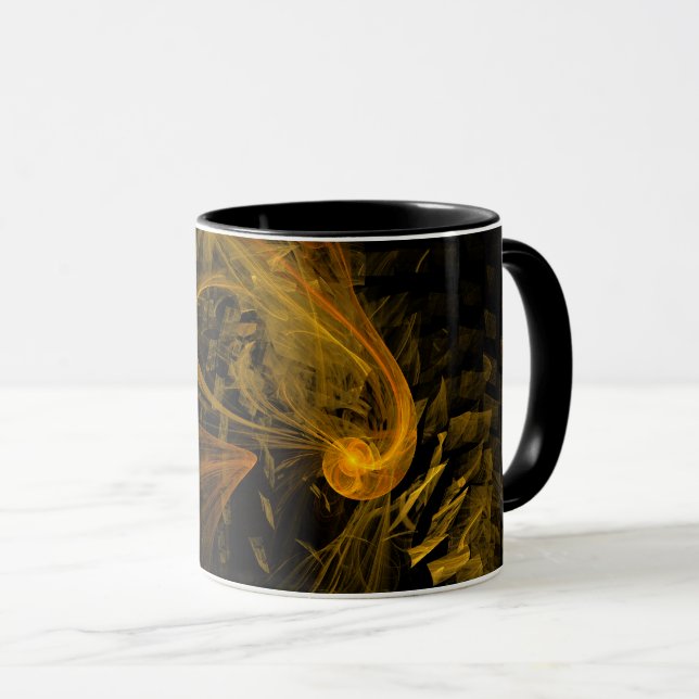 Brytpunkt Abstrakt kaffe Mugg (Framsida höger)
