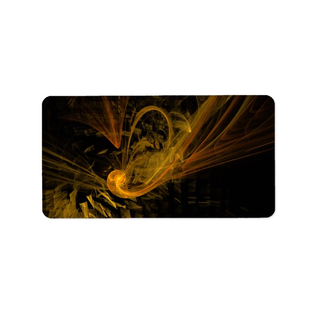 Brytpunktsbild för Abstrakt Adressetikett (Framsidan)