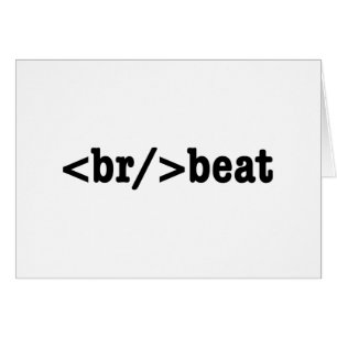 brytslag för HTML-kod hälsningskort