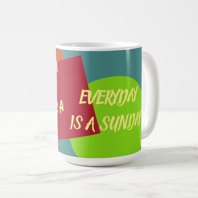 Bryttid Mugg - vardagen är Söndag (Framsida höger)