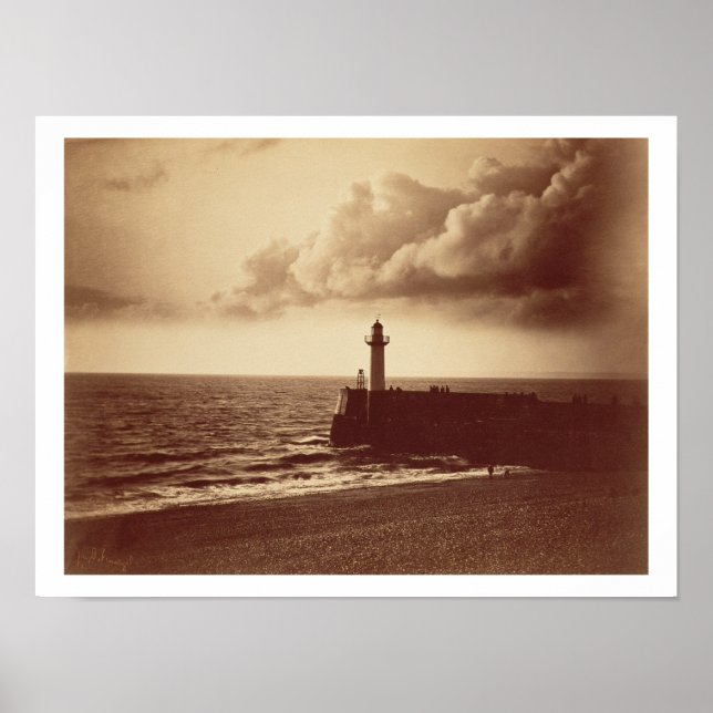 Brytvatten i Sete, c.1855 (albumenutskrift från c Poster (Framsidan)