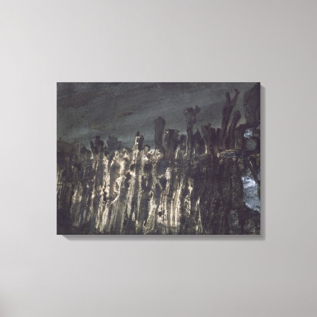 Brytvatten på Jersey Canvastryck (Framsida)