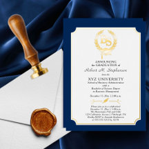BS - Bachelor of Science Degree College Graduation