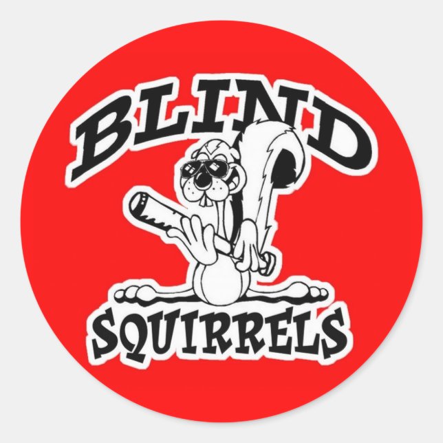 BS Windsköld Stickers Runt Klistermärke (Framsida)