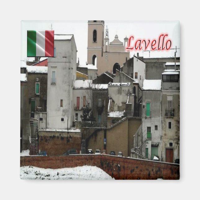 BSL015 LAVELLO - Old Town - Basilicata - Fridge Magnet (Framsidan)