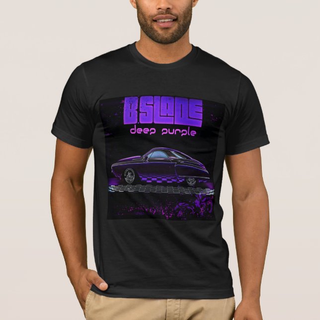 @BSLADE™ "djupt - det purpurfärgade" album täcker T-shirt (Framsida)