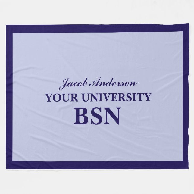 BSN-avgångspersonligt namn Fleecefilt (Framsidan (Horisontell))