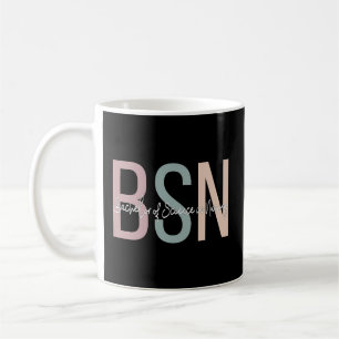 Bsn Boho Bachelor of Science in Nursing Kaffemugg