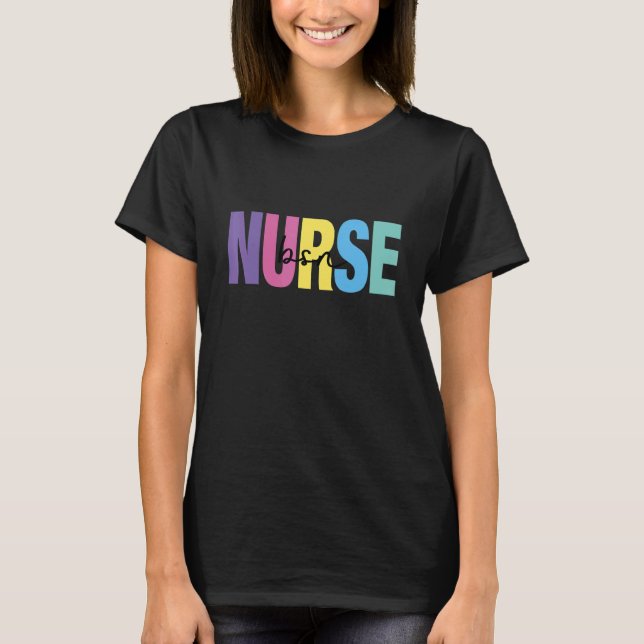 bsn nurse appreciation t shirt (Framsida)