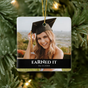 BSN RN Nurse Nursing School Studentfest Julgransprydnad Keramik