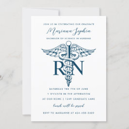 BSN RN Nurse Studenten Announcement Anpassningsbar Inbjudningar
