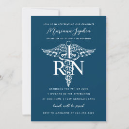 BSN RN Nurse Studenten Announcement Anpassningsbar Inbjudningar