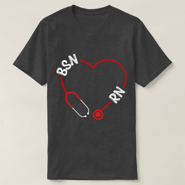 BSN RN Nurse Studenten Nursing Essentials BSN Nur T Shirt (Design framsida)