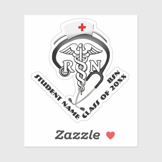 BSN - RN STUDENT KLISTERMÄRKEN (Ark)