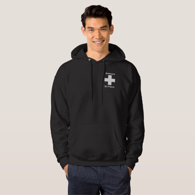 BSP Logotyp Mäns Hoodie (Hel framsida)