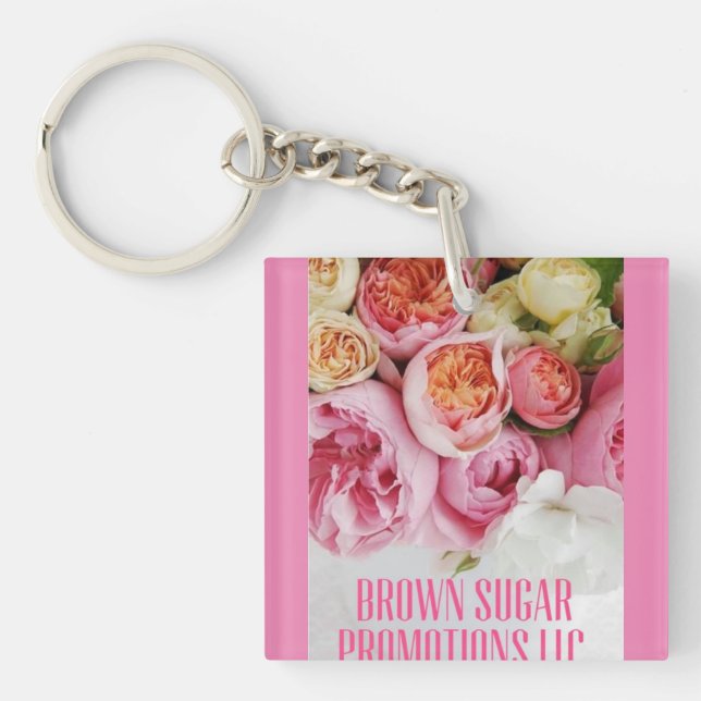 BSPllc Sweet Rosa Keychain (Framsidan)