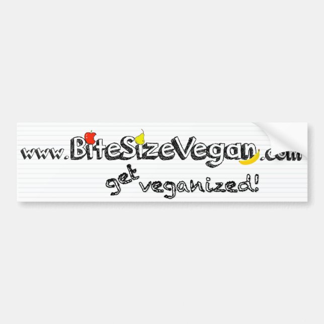 BSV får den Veganized bildekalet Bildekal (Framsidan)