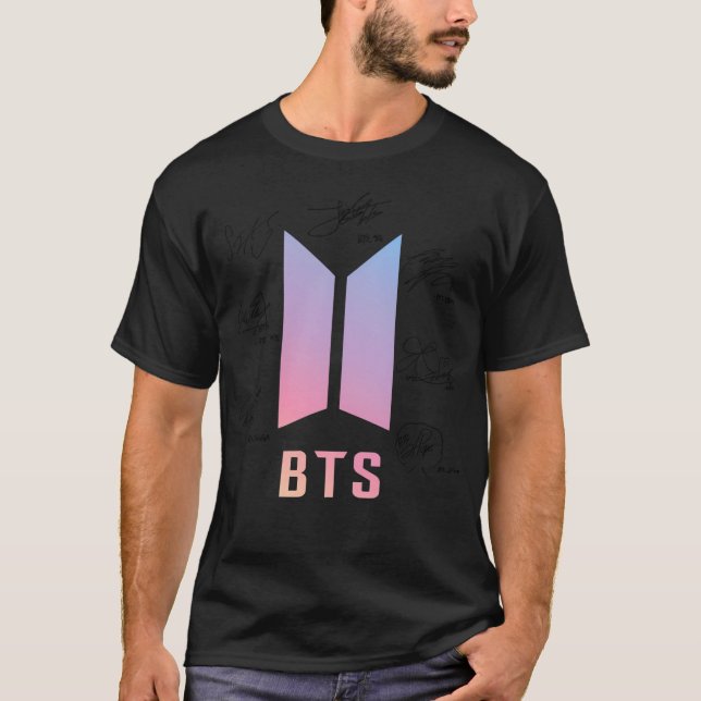 Bt21-grupp Namnteckning T Shirt (Framsida)