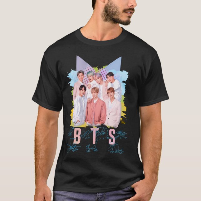 Bt21-medlemmar Namnteckning T Shirt (Framsida)
