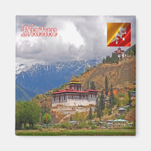 BT - Bhutan - Dzong i Parodalen Magnet