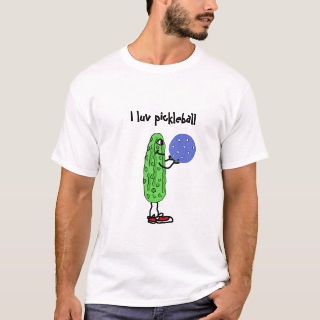 BT mig Luv Pickleball T-tröja T-shirt (Framsida)