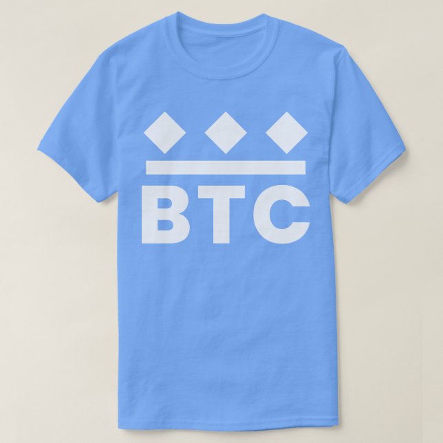 BTC kung mynt T Shirt (Design framsida)