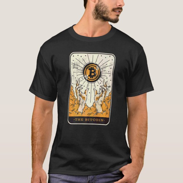 Btc Tarot Decentraliserad finansuppehåll - Blockch T Shirt (Framsida)
