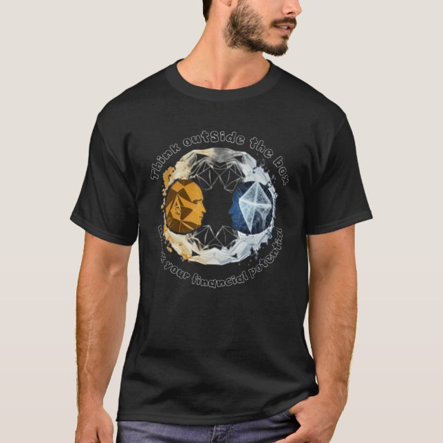 Btc think outside the box t shirt (Framsida)